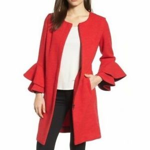 Emerson Rose Ruffle Long Sleeve Jacket